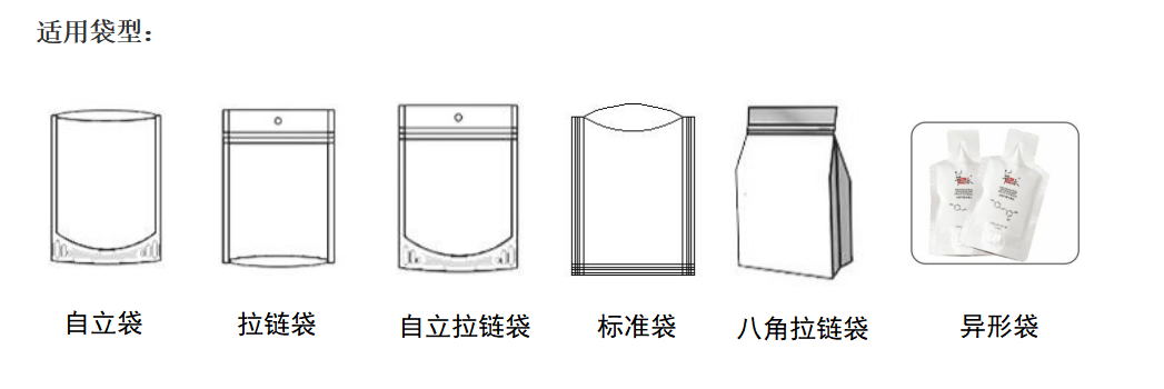 適用袋型